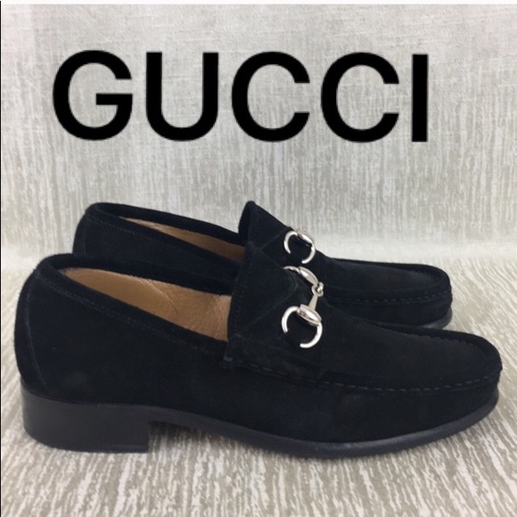 Gucci Other - ⭐️ GUCCI BLACK SUEDE LOAFERS 💯AUTHENTIC